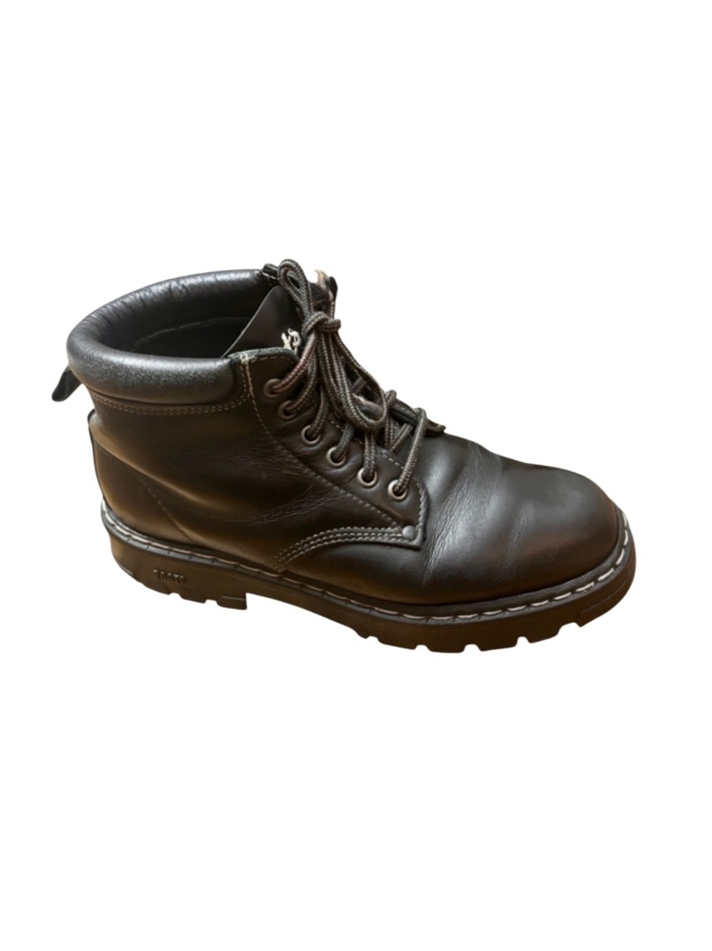 Roots Black Leather Tuff Boots